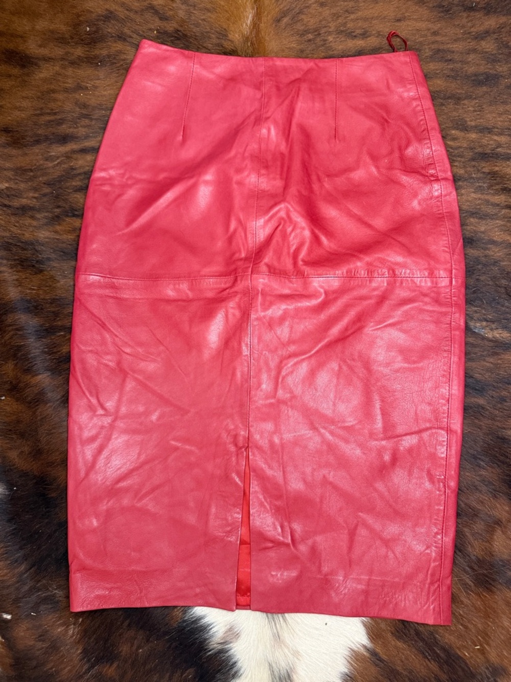 BOD & CHRISTENSEN Leather Pencil Skirt
